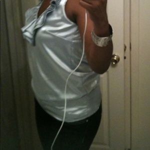 Satin Razorback blouse